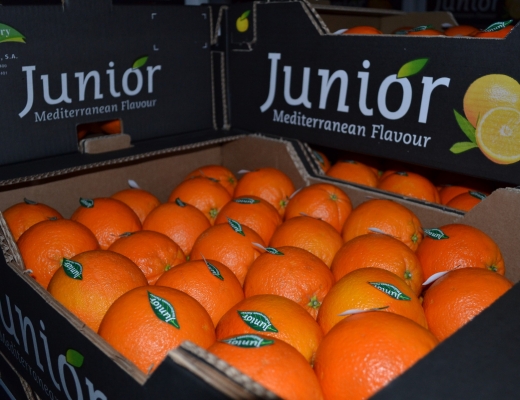 Spanske appelsiner fra merkevaren Junior har srdeles god smak