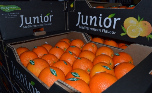 Spanske appelsiner fra merkevaren Junior har særdeles god smak